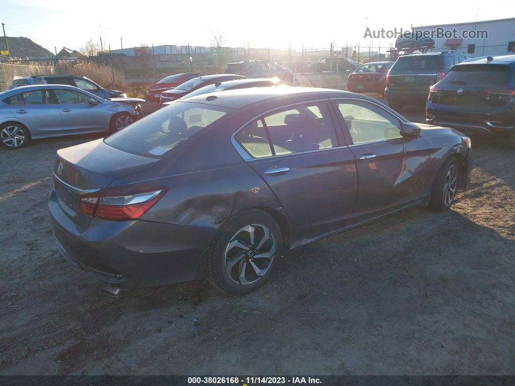 2017 Honda Accord Ex Gray vin: 1HGCR2F70HA153858