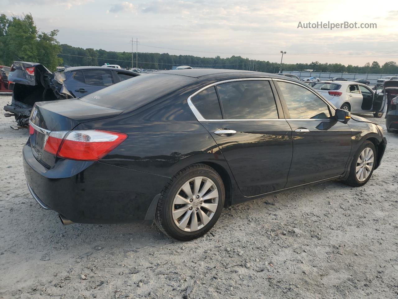 2014 Honda Accord Ex Black vin: 1HGCR2F71EA042277