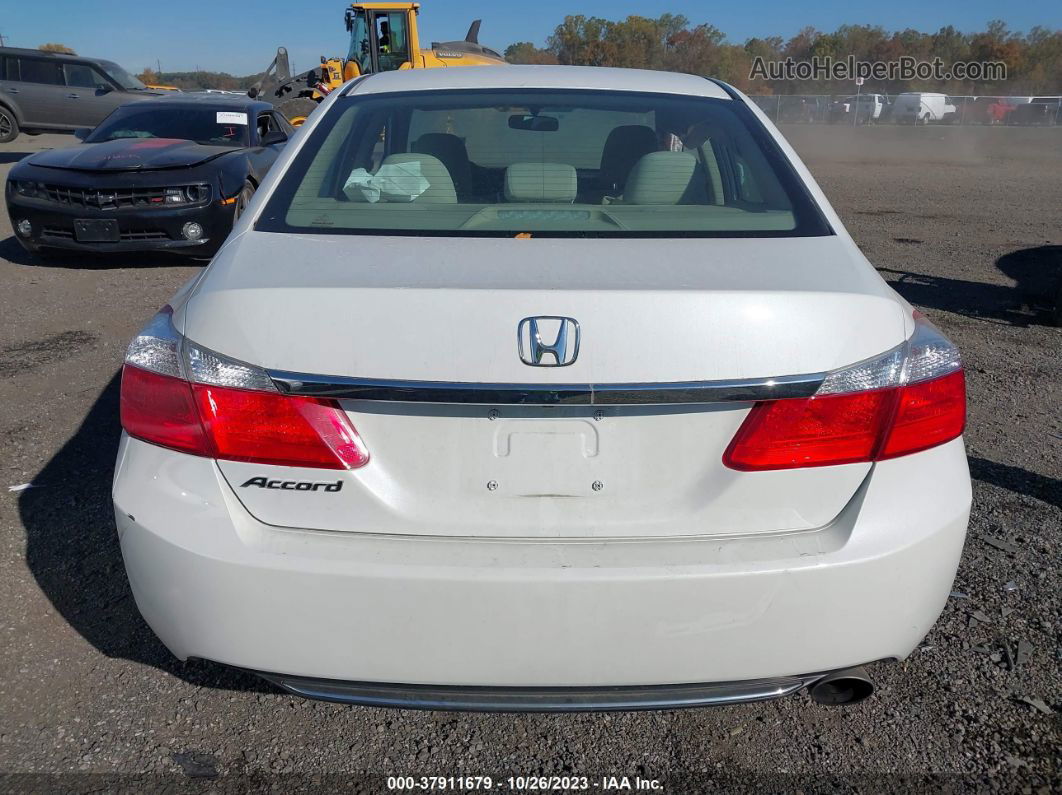 2015 Honda Accord Sedan Ex White vin: 1HGCR2F71FA067326