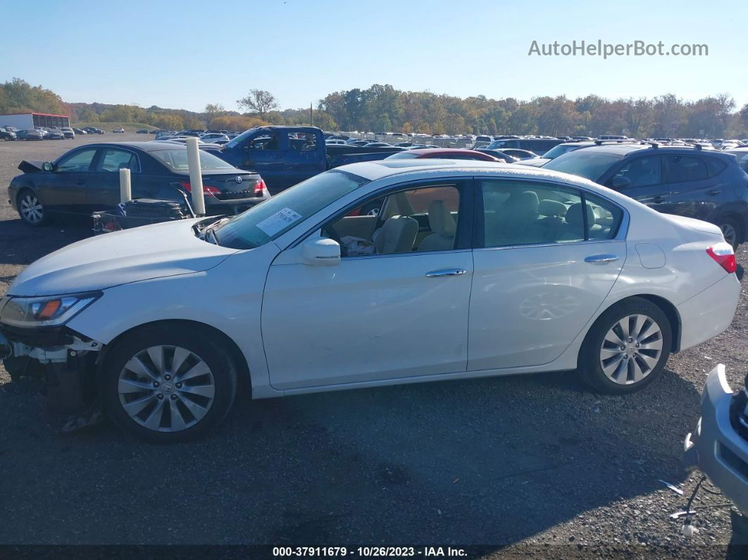 2015 Honda Accord Sedan Ex White vin: 1HGCR2F71FA067326