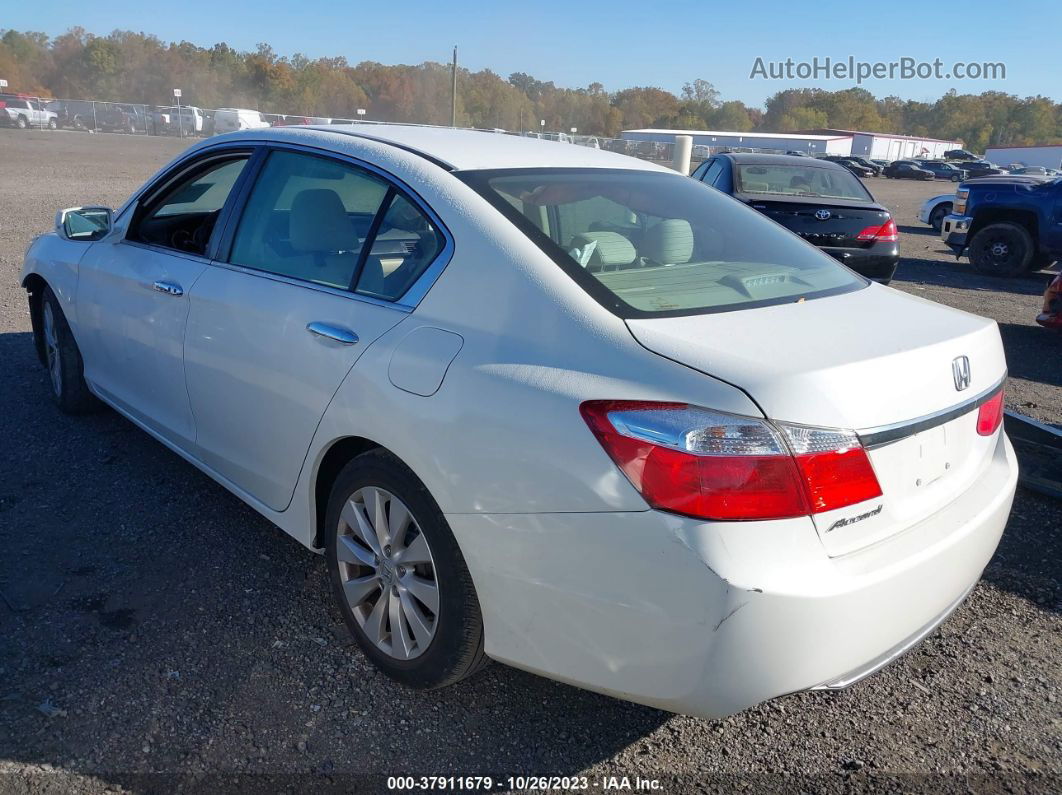 2015 Honda Accord Sedan Ex White vin: 1HGCR2F71FA067326