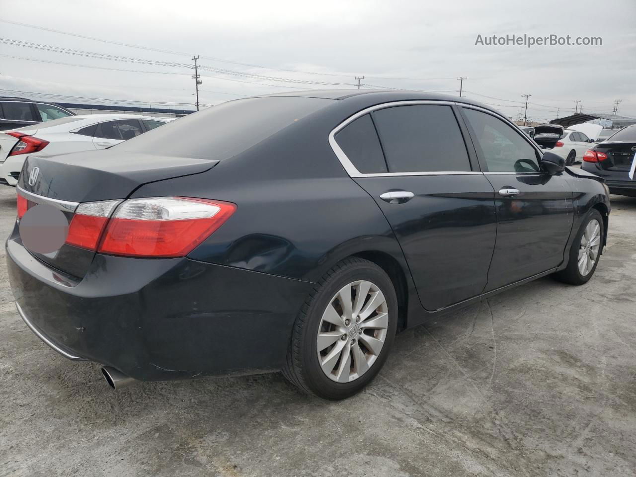 2015 Honda Accord Ex Black vin: 1HGCR2F71FA257904