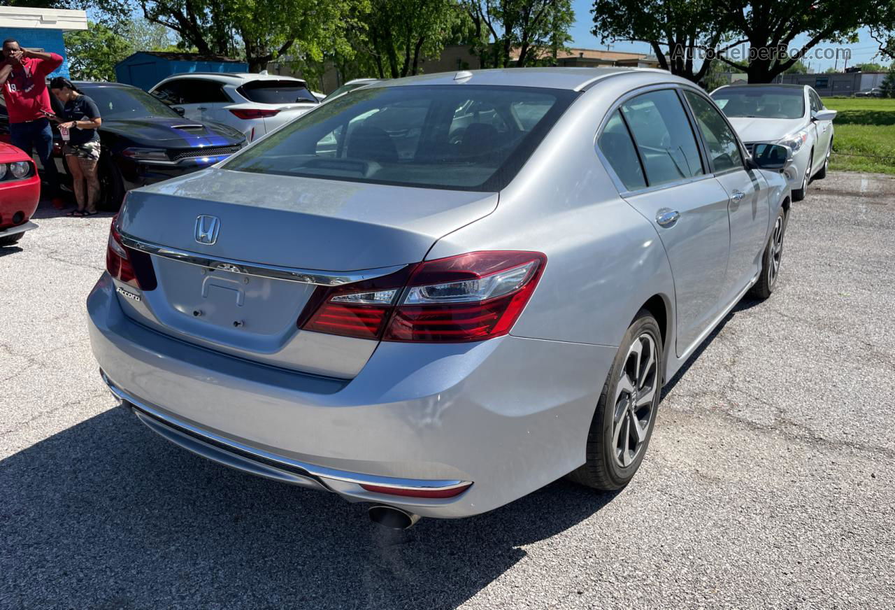 2016 Honda Accord Ex Silver vin: 1HGCR2F71GA021755