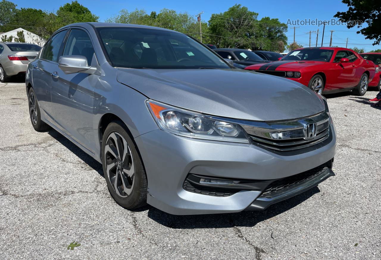 2016 Honda Accord Ex Silver vin: 1HGCR2F71GA021755