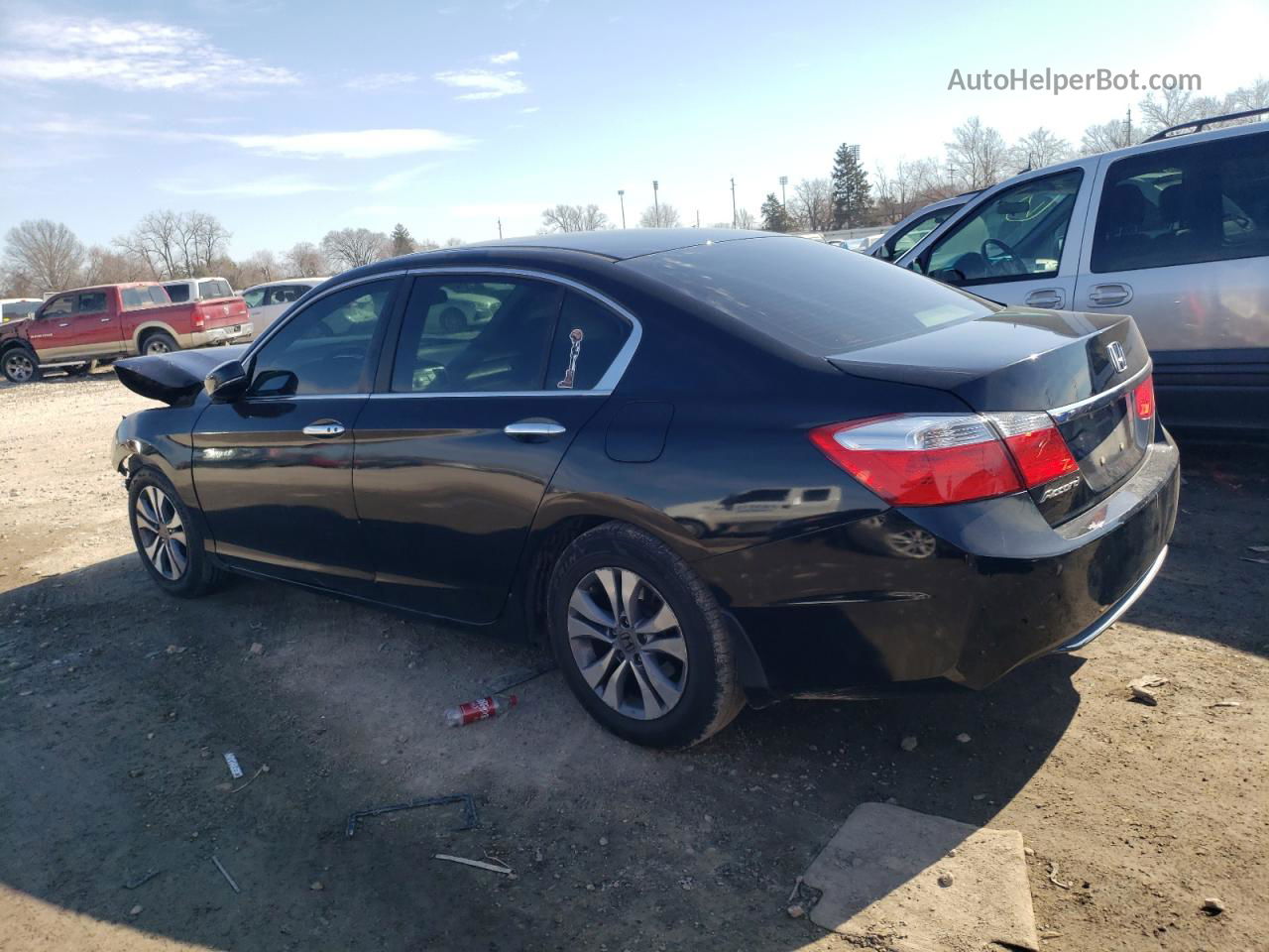 2014 Honda Accord Ex Black vin: 1HGCR2F72EA075823