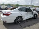 2016 Honda Accord Ex White vin: 1HGCR2F72GA241387