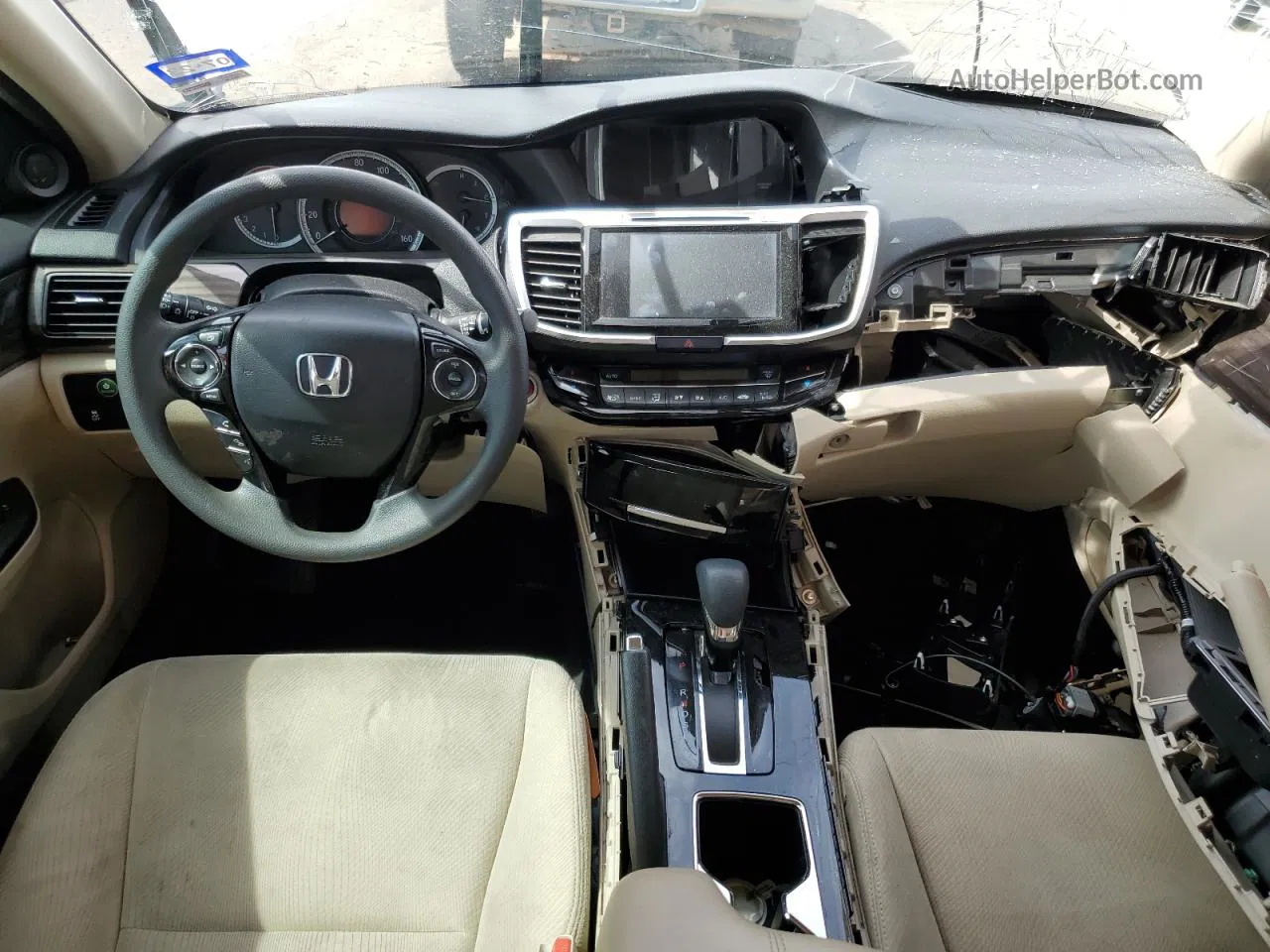 2016 Honda Accord Ex Белый vin: 1HGCR2F72GA241387