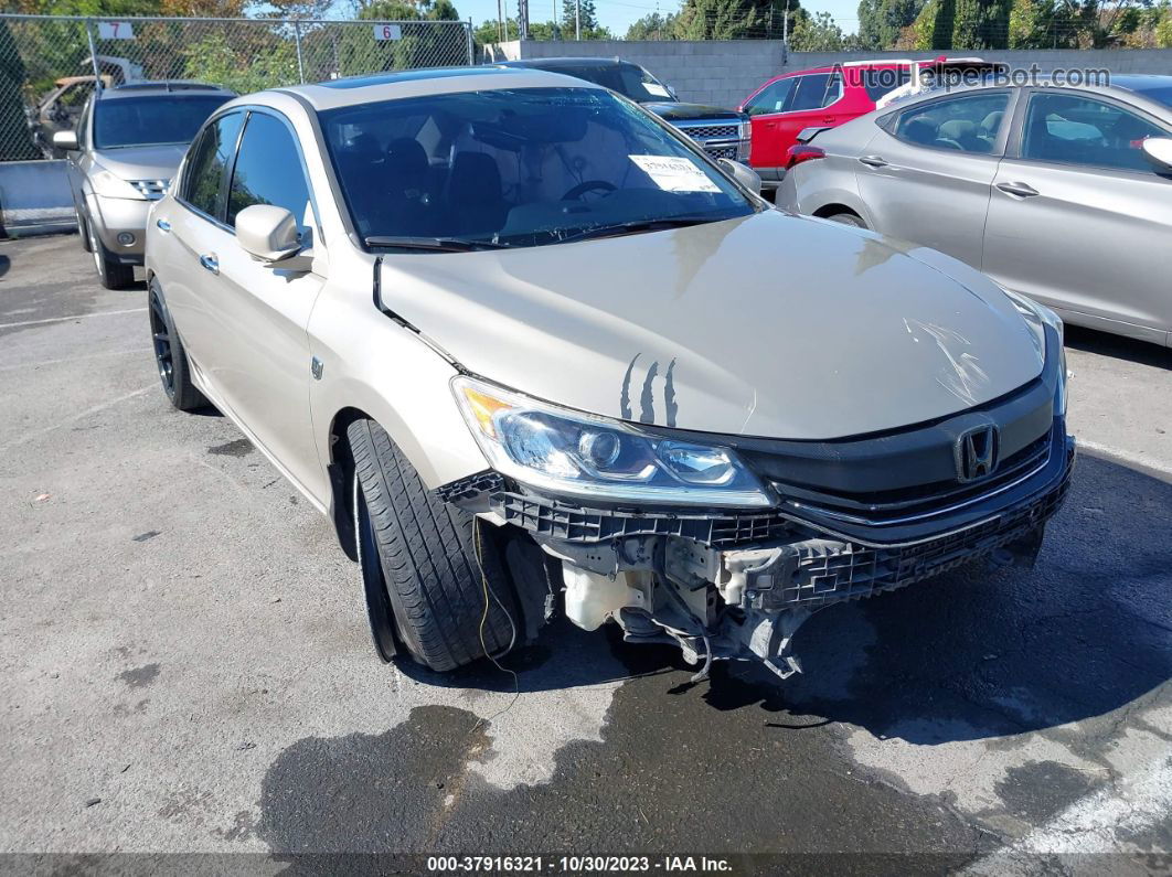 2017 Honda Accord Ex Золотой vin: 1HGCR2F72HA084123