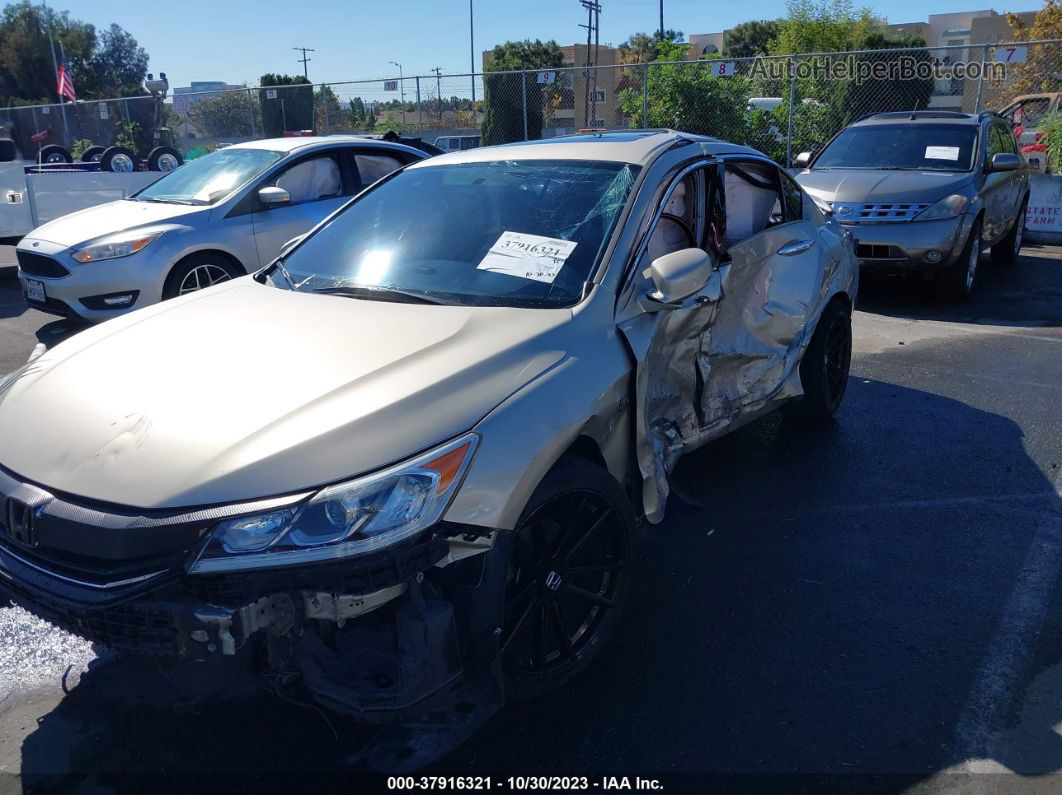 2017 Honda Accord Ex Золотой vin: 1HGCR2F72HA084123