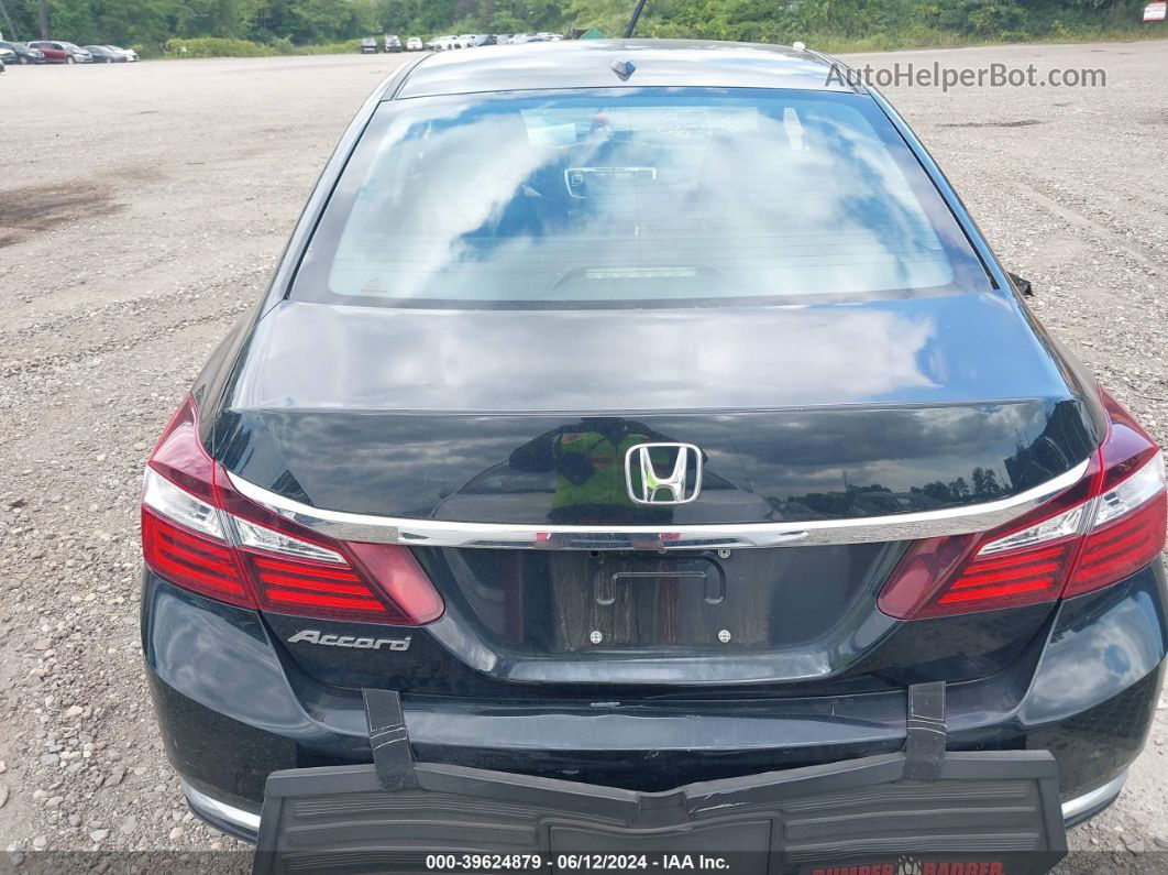 2017 Honda Accord Ex Черный vin: 1HGCR2F72HA237325