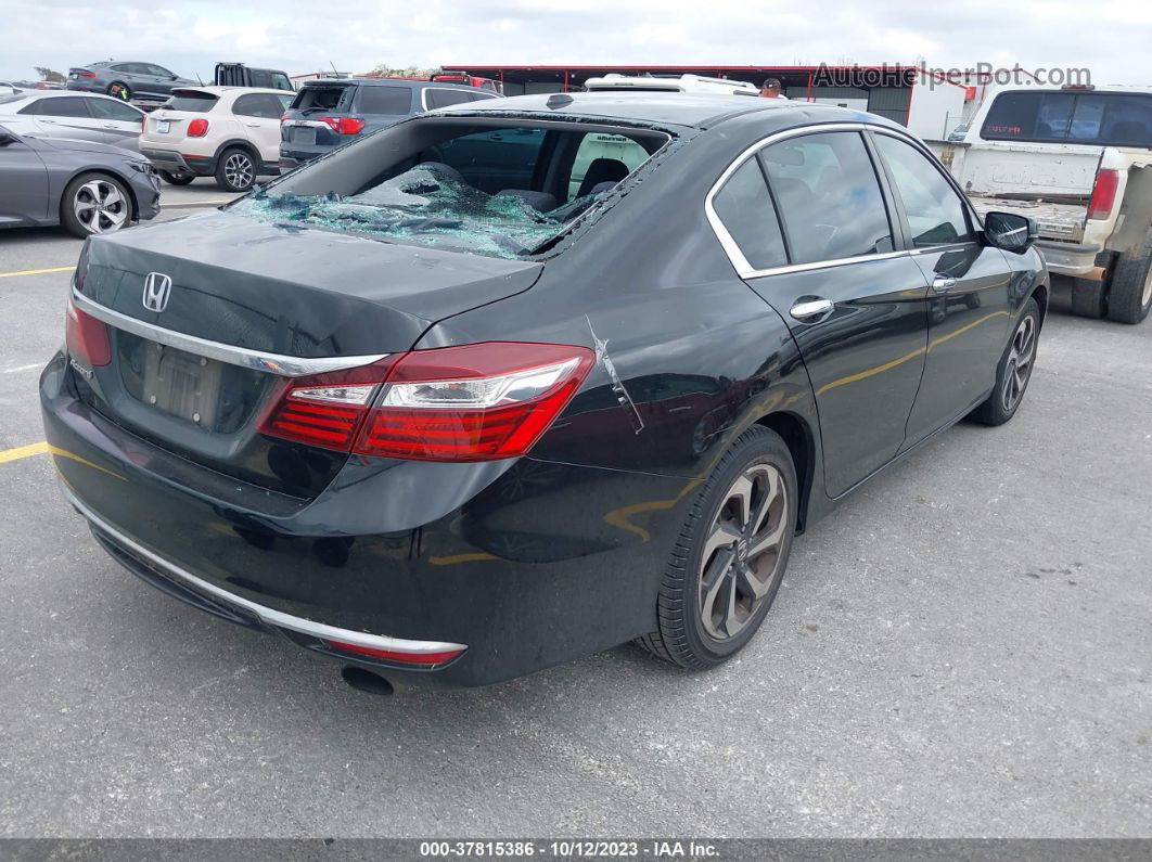 2017 Honda Accord Ex Black vin: 1HGCR2F72HA257283