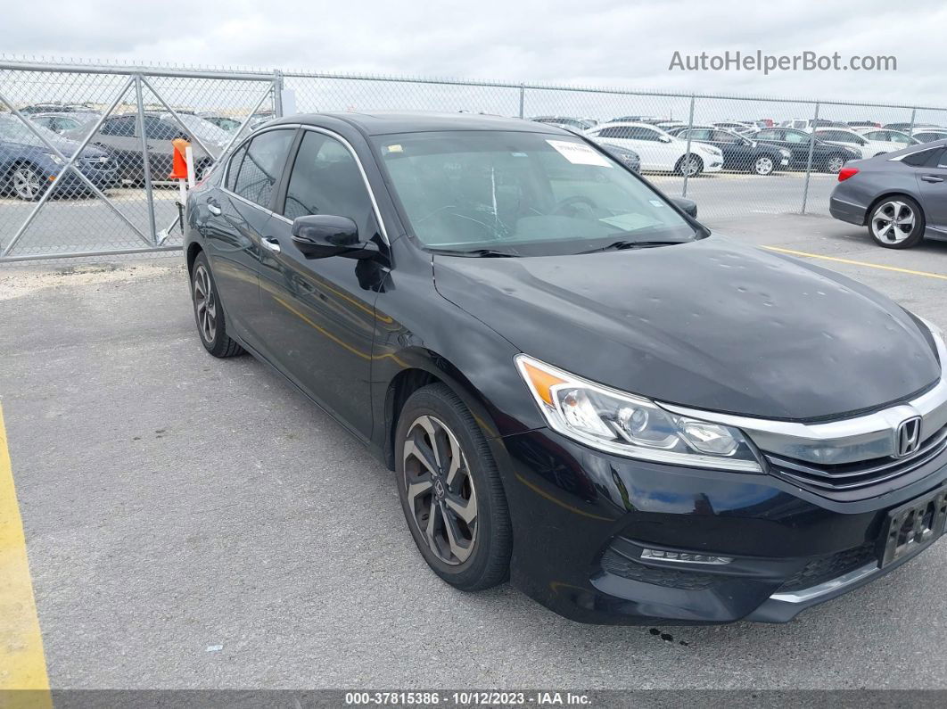 2017 Honda Accord Ex Black vin: 1HGCR2F72HA257283