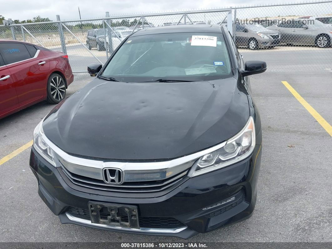 2017 Honda Accord Ex Black vin: 1HGCR2F72HA257283