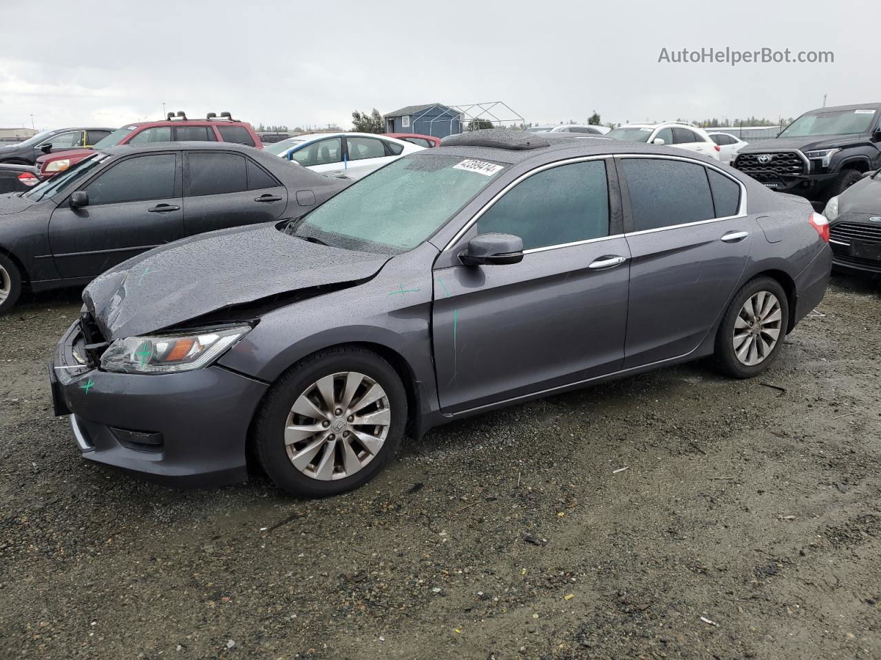 2014 Honda Accord Ex Угольный vin: 1HGCR2F73EA047867