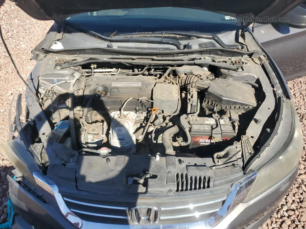 2014 Honda Accord Ex Серый vin: 1HGCR2F73EA122387