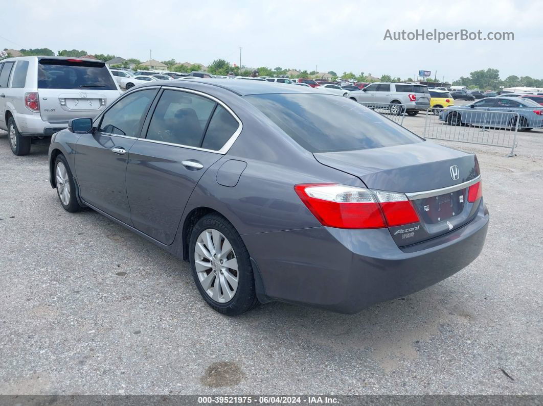 2014 Honda Accord Ex Gray vin: 1HGCR2F73EA177759