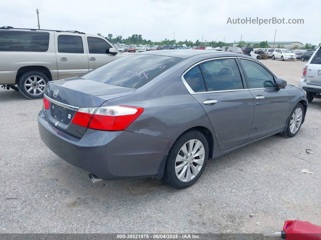 2014 Honda Accord Ex Gray vin: 1HGCR2F73EA177759