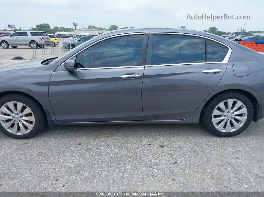 2014 Honda Accord Ex Gray vin: 1HGCR2F73EA177759