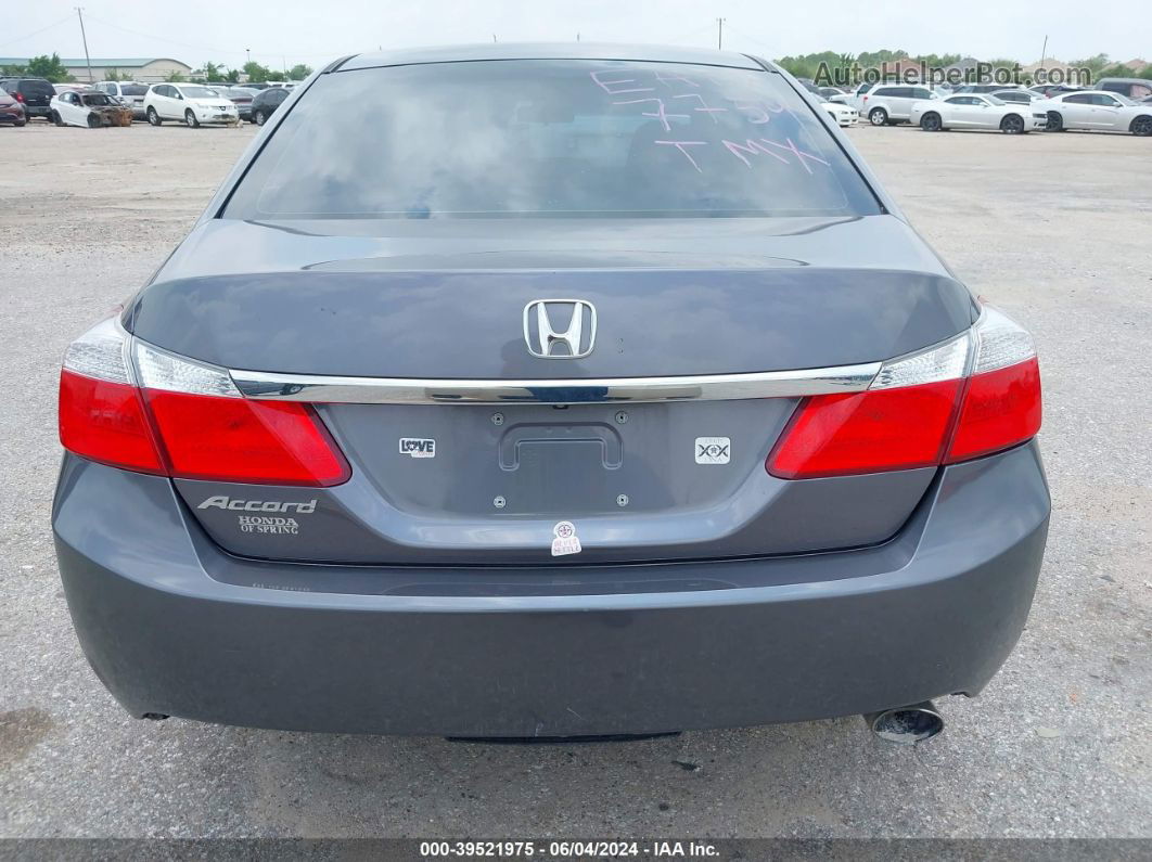 2014 Honda Accord Ex Gray vin: 1HGCR2F73EA177759