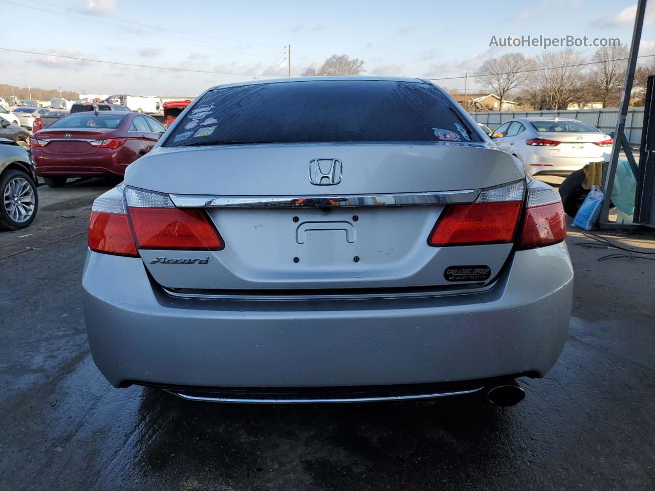 2014 Honda Accord Ex Silver vin: 1HGCR2F73EA178815