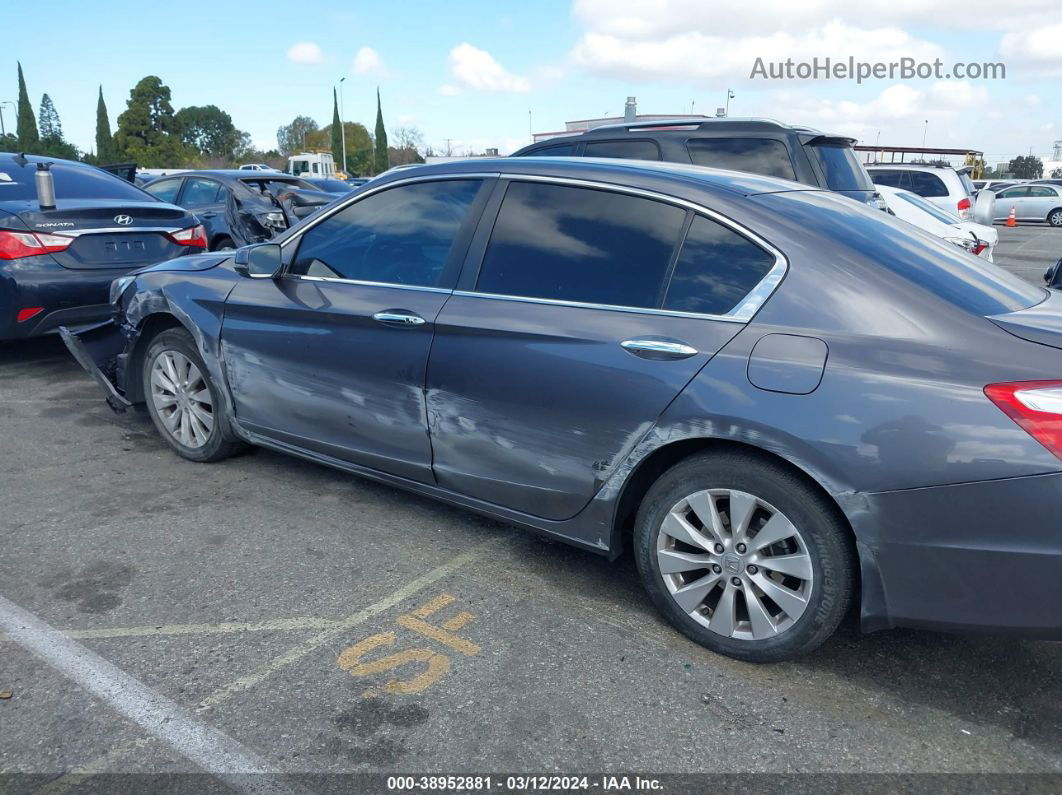 2014 Honda Accord Ex Gray vin: 1HGCR2F73EA256851