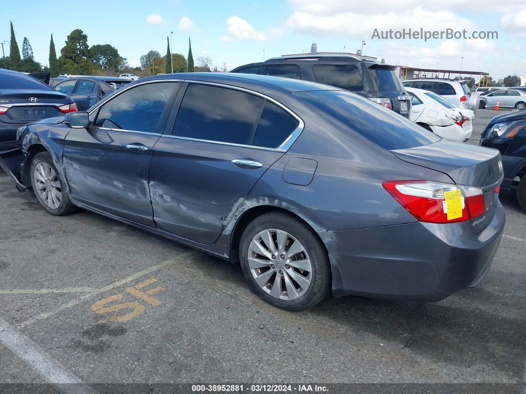 2014 Honda Accord Ex Gray vin: 1HGCR2F73EA256851