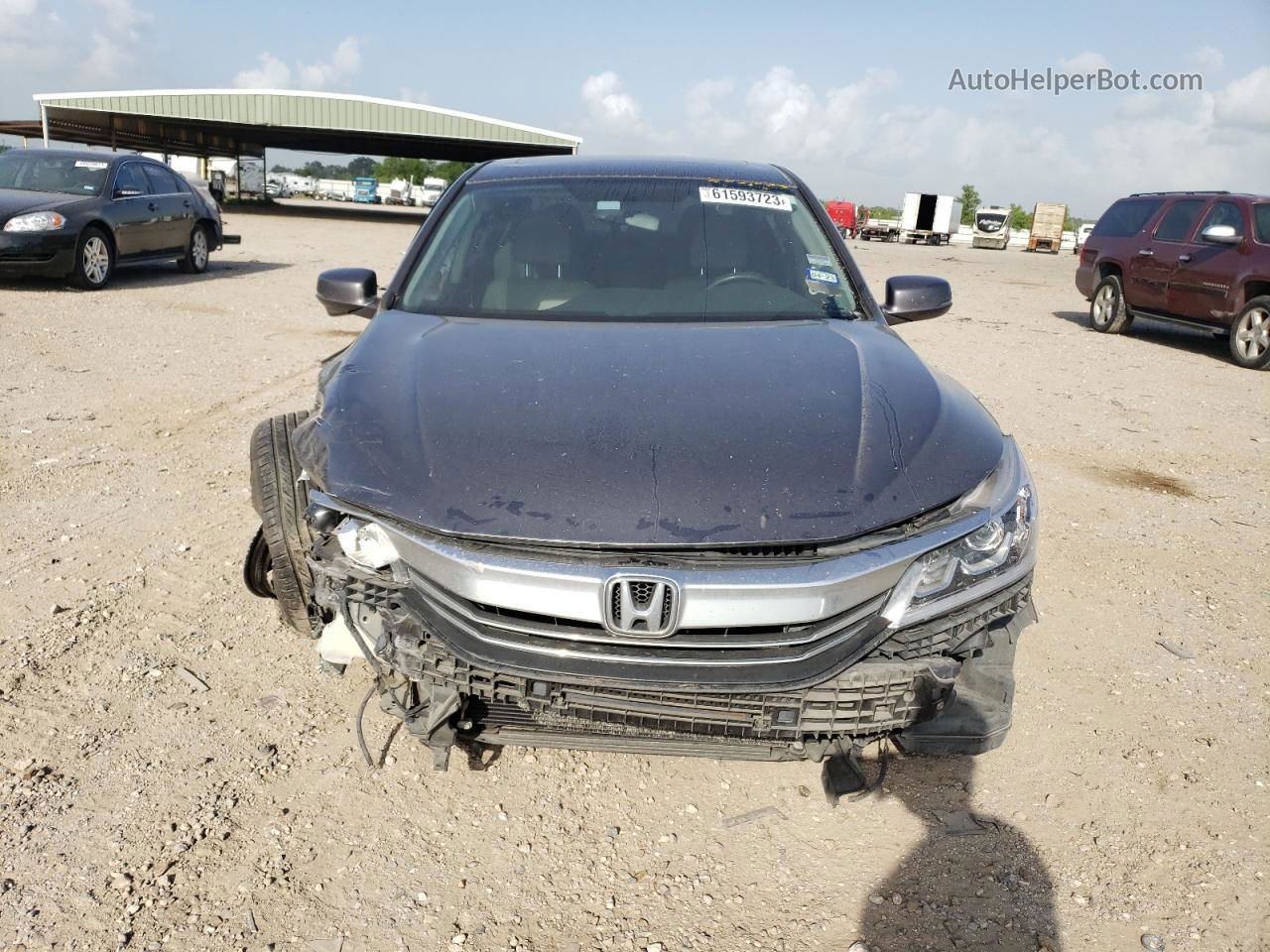 2017 Honda Accord Ex Charcoal vin: 1HGCR2F73HA144698