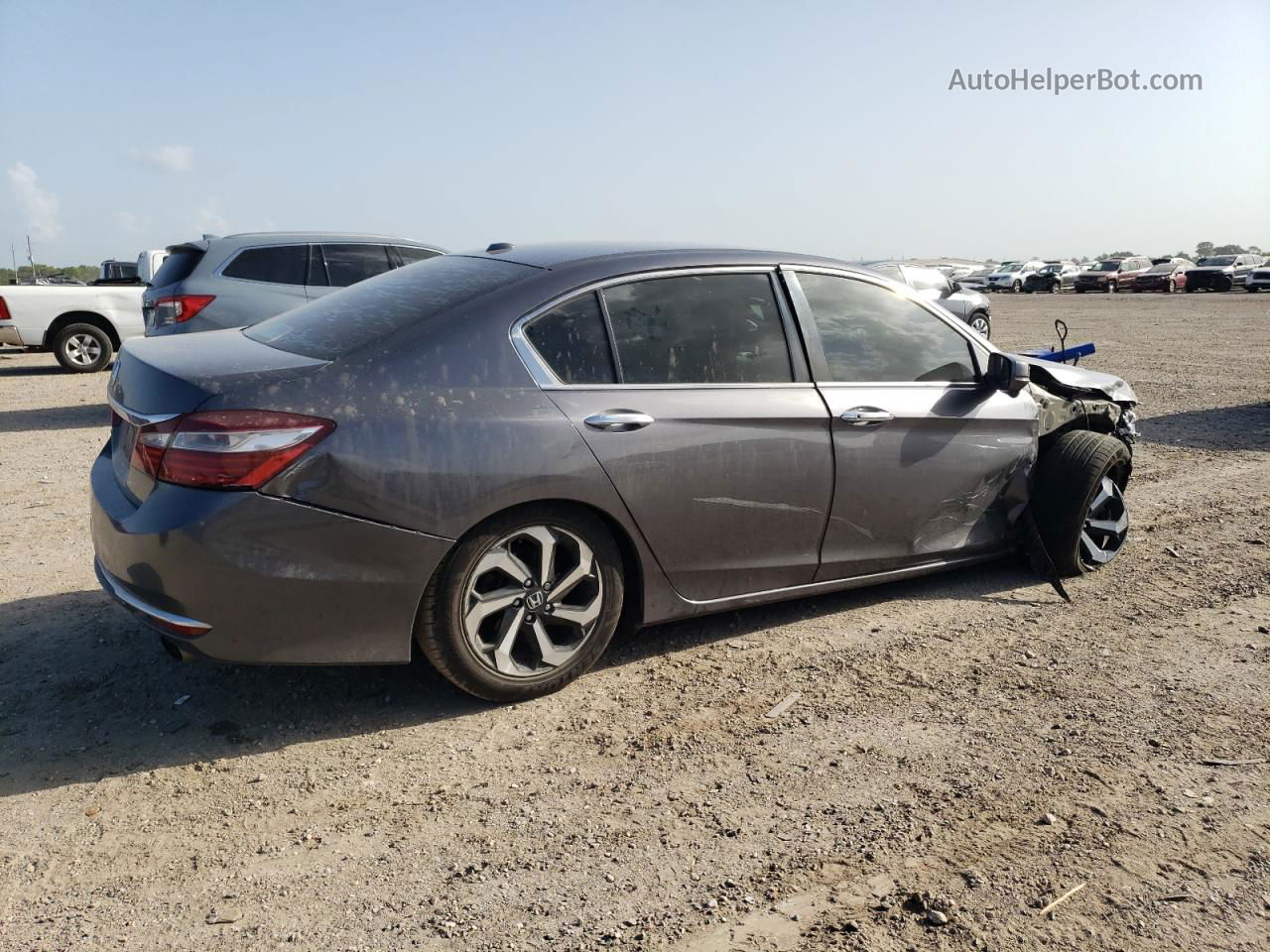 2017 Honda Accord Ex Charcoal vin: 1HGCR2F73HA144698