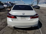 2017 Honda Accord Ex White vin: 1HGCR2F73HA150856