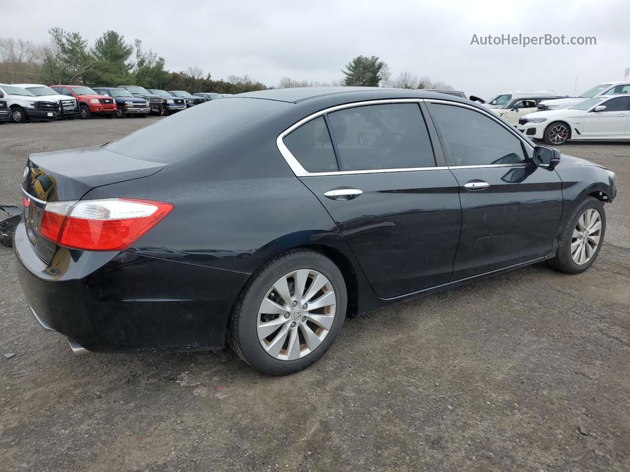 2014 Honda Accord Ex Черный vin: 1HGCR2F74EA094289