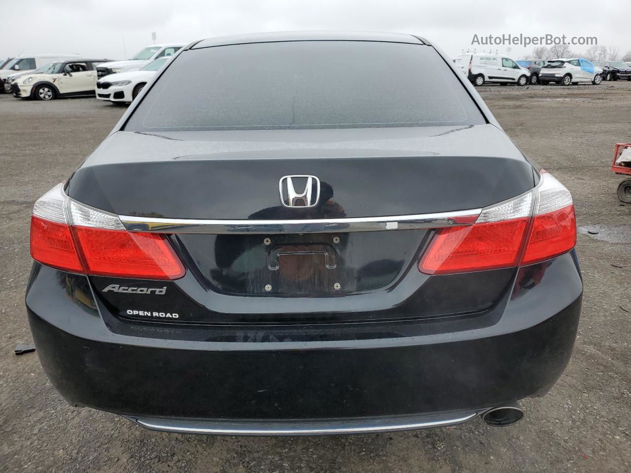 2014 Honda Accord Ex Черный vin: 1HGCR2F74EA094289