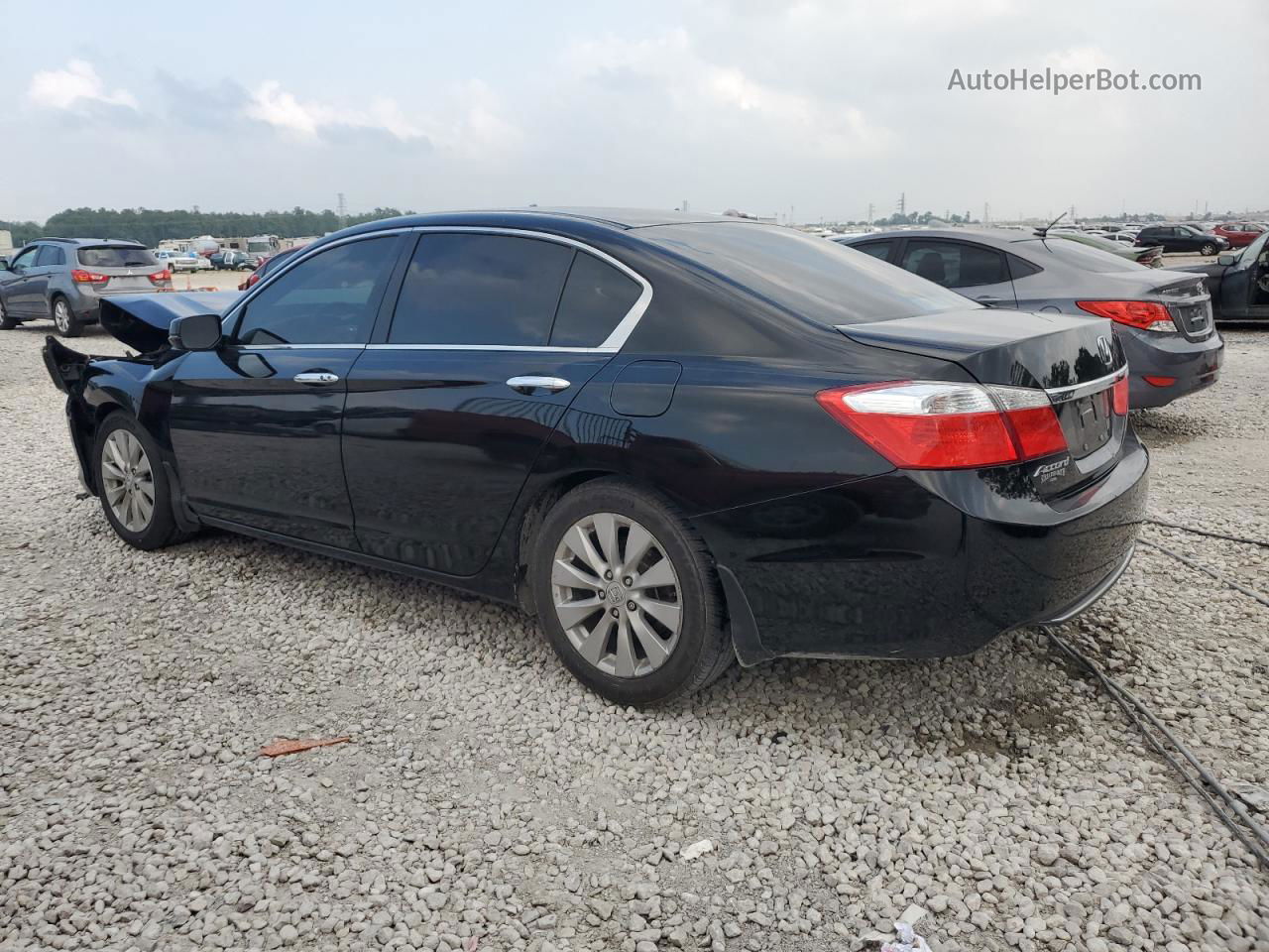 2014 Honda Accord Ex Black vin: 1HGCR2F74EA170321