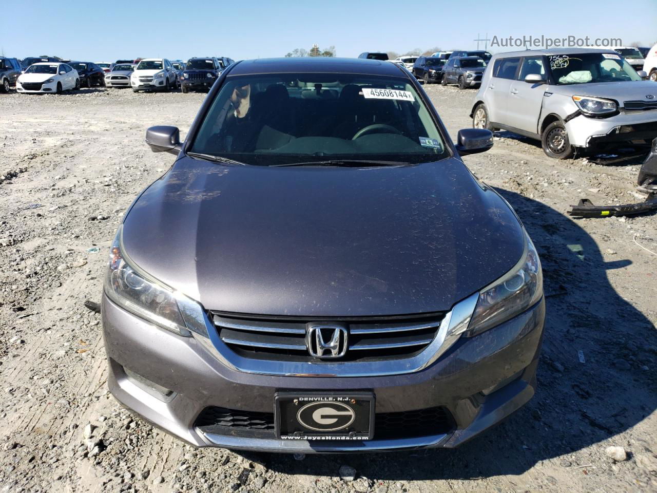 2014 Honda Accord Ex Серый vin: 1HGCR2F74EA248869