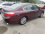 2015 Honda Accord Ex Burgundy vin: 1HGCR2F74FA096674