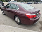 2015 Honda Accord Ex Burgundy vin: 1HGCR2F74FA096674