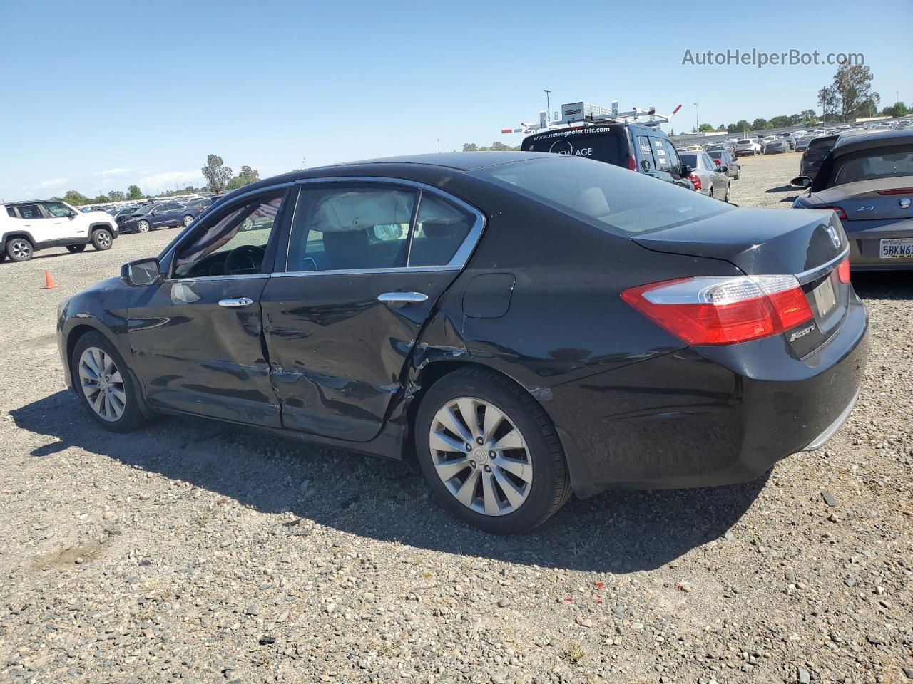 2015 Honda Accord Ex Black vin: 1HGCR2F74FA152287