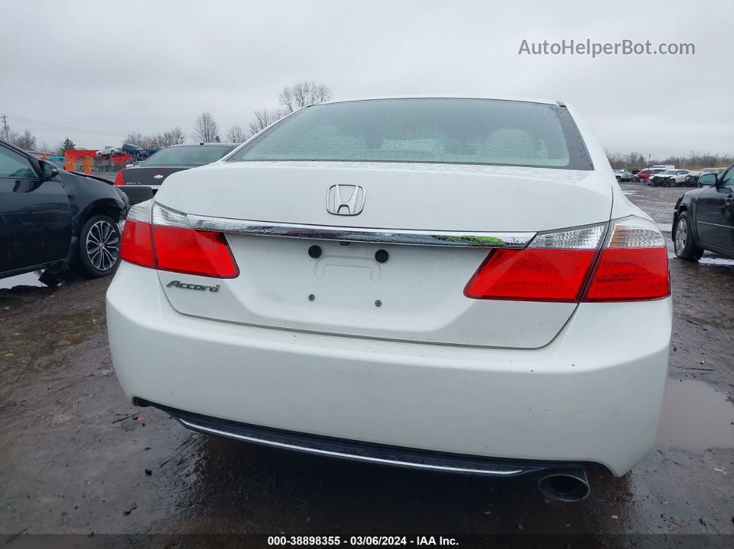 2015 Honda Accord Ex White vin: 1HGCR2F74FA188142