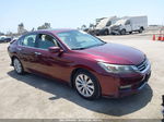 2015 Honda Accord Ex Burgundy vin: 1HGCR2F74FA238540