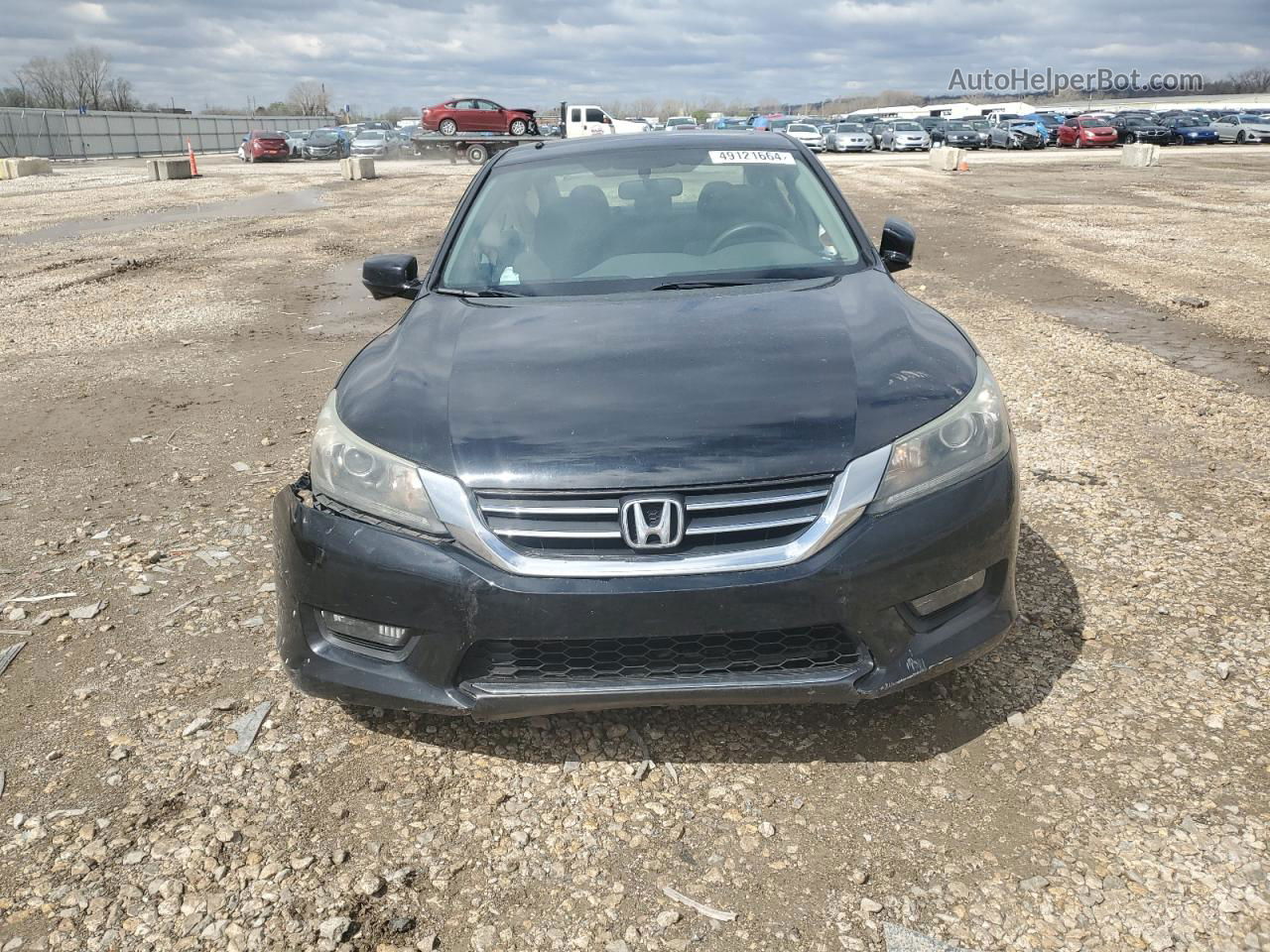 2015 Honda Accord Ex Black vin: 1HGCR2F74FA241695