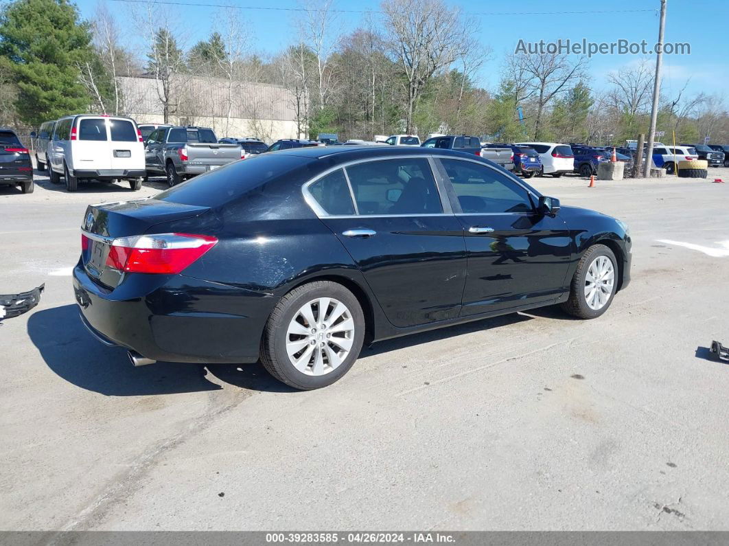 2015 Honda Accord Ex Черный vin: 1HGCR2F74FA243706