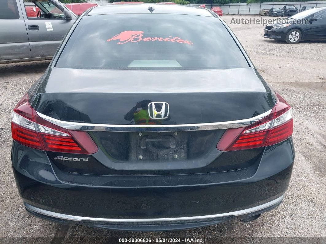 2016 Honda Accord Ex Black vin: 1HGCR2F74GA204664