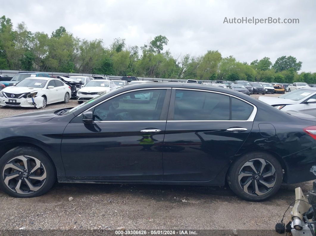 2016 Honda Accord Ex Черный vin: 1HGCR2F74GA204664