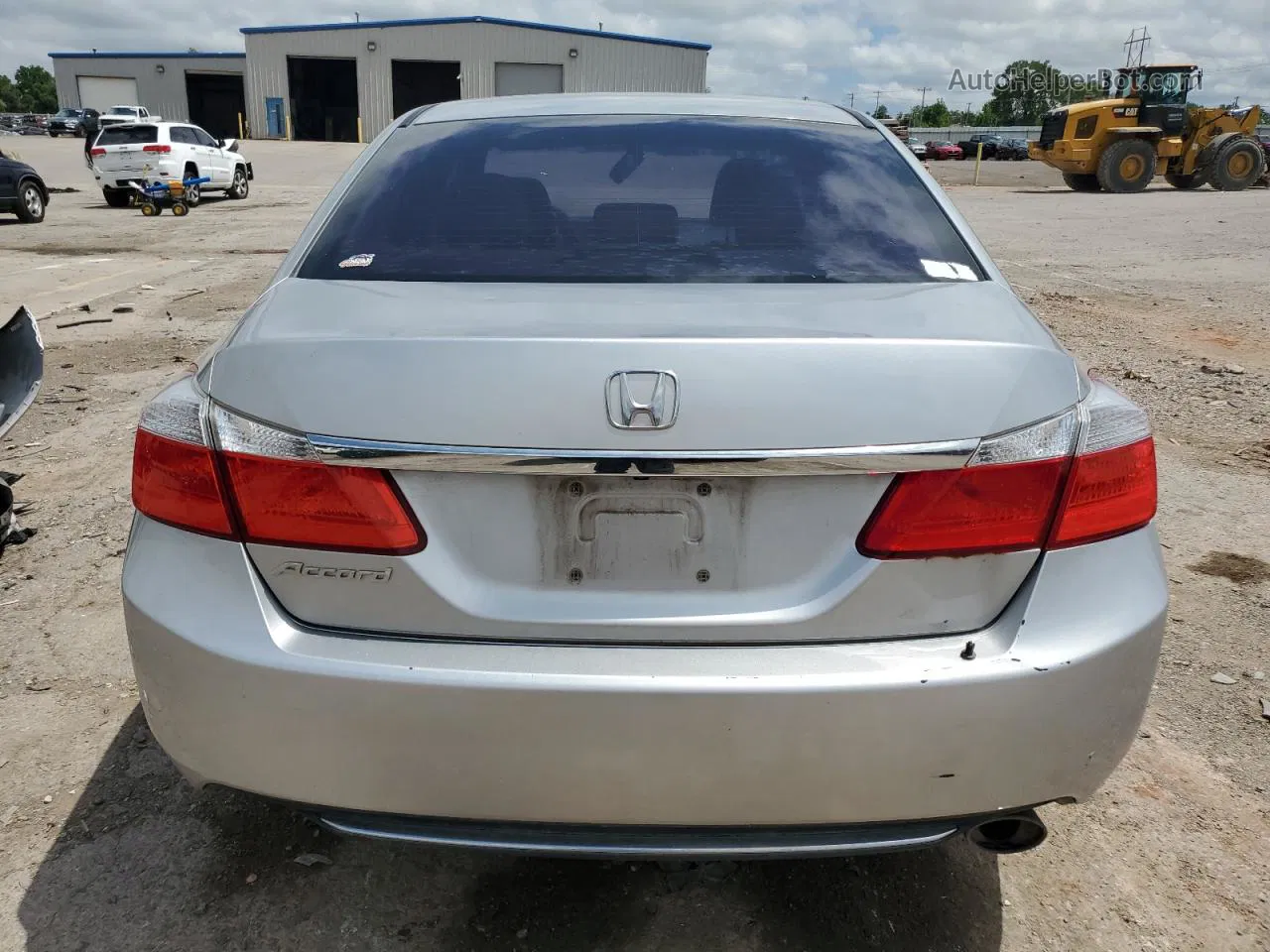 2014 Honda Accord Ex Silver vin: 1HGCR2F75EA049832