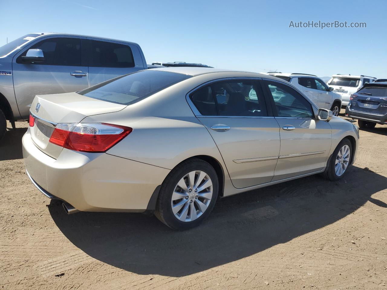 2015 Honda Accord Ex Tan vin: 1HGCR2F75FA049041