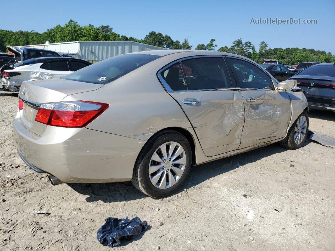 2015 Honda Accord Ex Tan vin: 1HGCR2F75FA201321