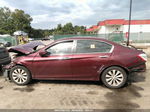 2015 Honda Accord Sedan Ex Burgundy vin: 1HGCR2F75FA214506