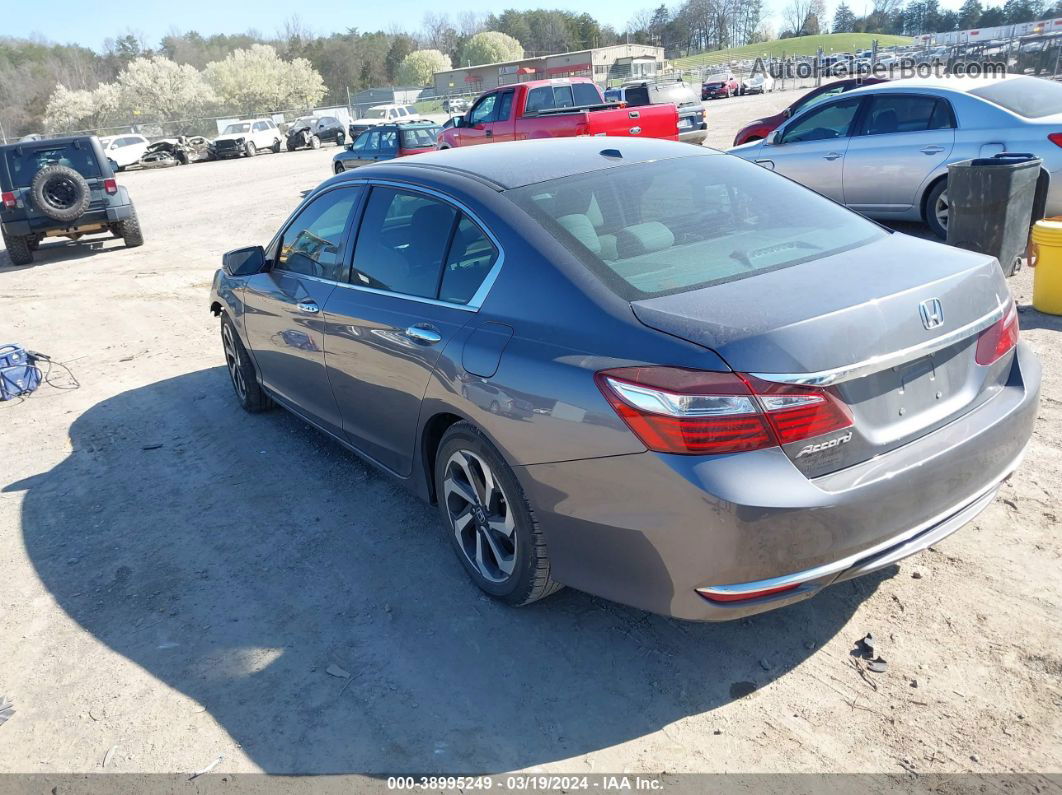 2016 Honda Accord Ex Gray vin: 1HGCR2F75GA208271