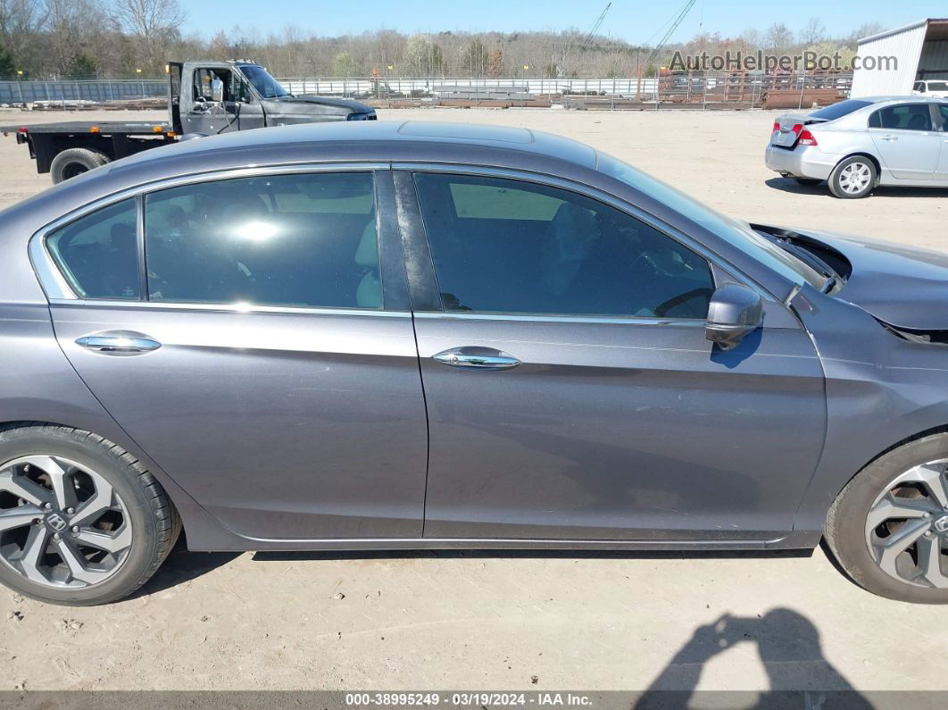 2016 Honda Accord Ex Gray vin: 1HGCR2F75GA208271