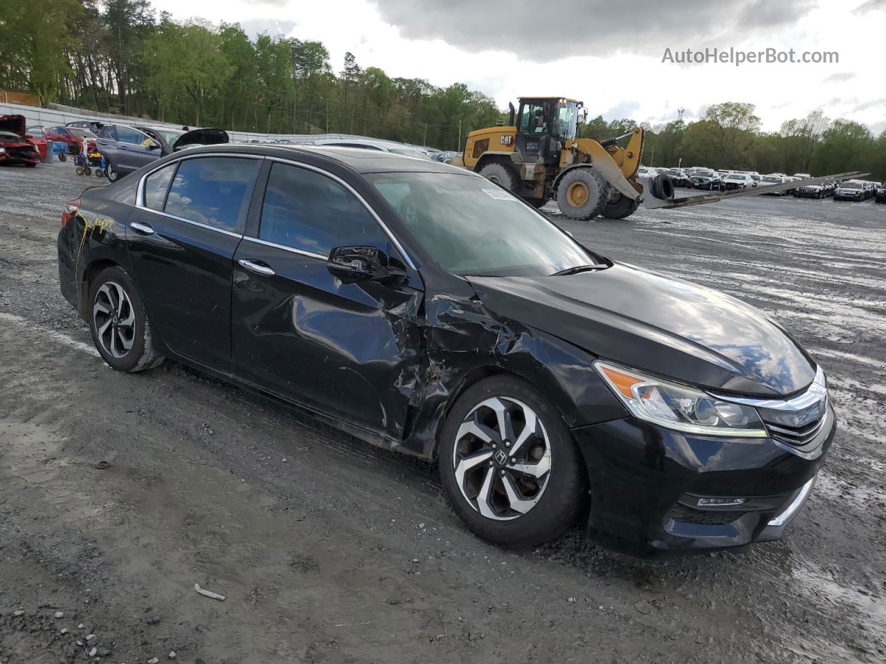 2017 Honda Accord Ex Black vin: 1HGCR2F75HA008248