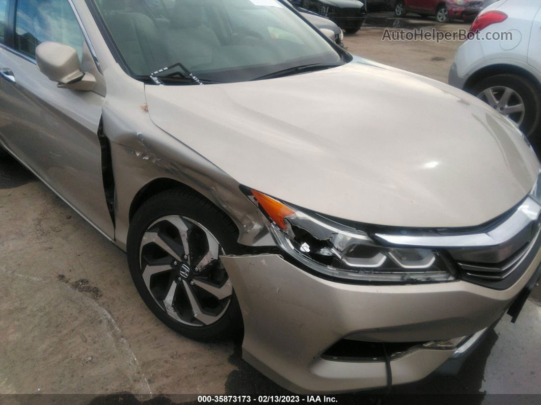 2017 Honda Accord Ex Золотой vin: 1HGCR2F75HA125831